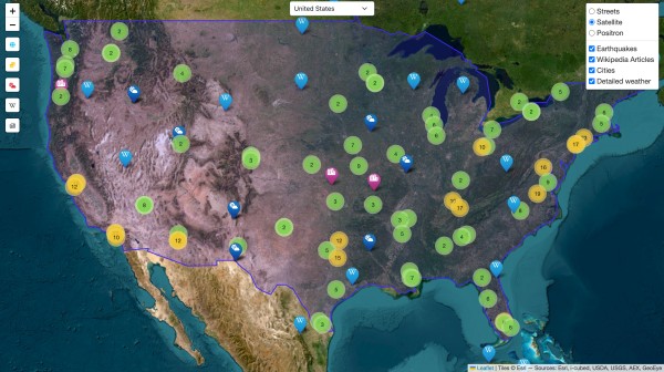 Gazetteer Screenshot